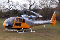G-IBNH @ EGBC - G-IBNH   Aerospatiale SA.341C Gazelle HT2 [1033] Cheltenham Racecourse~G 12/03/2013