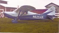 N6254M - 1948 Stinson 108-3 N6254M taken in 1968. Damaged in wind storm. - by Ronald Virden