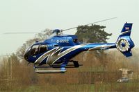 G-HVRZ @ EGBC - Eurocopter EC.120B Colibri [1338] (EDM Helicopters Ltd) Cheltenham Racecourse~G 14/03/2012