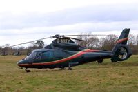 G-MLTY @ EGBC - G-MLTY   Aerospatiale AS.365N2 Dauphin [6431] Cheltenham Racecourse~G 13/03/2008
