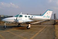 ZS-TRR @ FAJS - Cessna 401 [401-0249] (Mpumalanga Air Services) Johannesburg Int~ZS 09/10/2003 - by Ray Barber