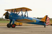 F-AZCK @ LFRH - Boeing STEARMAN A, Lann Bihoué Air Base (LFRH-LRT) - by Yves-Q