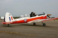 F-AZQZ @ LFRH - De Havilland DHC-1 Chipmunk T.10, Static display, Lann Bihoué Air Base (LFRH-LRT) Open day 2012 - by Yves-Q