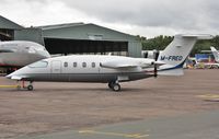 M-FRED @ EGHH - Resident Avanti at Thurston Aviation. - by John Coates