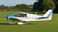 G-BIHD @ EGTH - 1. G-BIHD preparing to depart The Shuttleworth Collection October Flying Day - (The final Flying Day of their 50th Anniversary Season.)