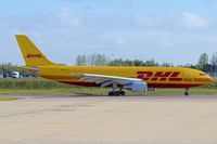 D-AEAJ @ EGGW - 1992 Airbus A300B4-622R(F), c/n: 641 of DHL at Luton - by Terry Fletcher