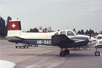 HB-GAO @ LSGG - Geneva  1974 - by Raymond De Clercq