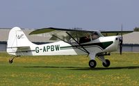 G-APBW @ EGBK - Originally owned to, Auster Aircraft Ltd in May 1957 and currently in private hands since May 2012