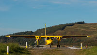 G-HEBO @ EGEO - At the end of Runway 01 and about to turn for departure to Coll and Islay.