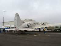 N53594 @ CMA - 1944 Curtiss-Wright C-46F COMMANDO 'China Doll' ex 'Humpty-Dumpty', 2 P&W R-2800-34 18 cyl. Double Wasps 2,100 Hp each, the SoCal CAF Wing's signature aircraft. - by Doug Robertson