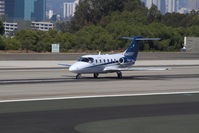 N400KP @ SMO - Beechjet400 departing from Rwy21 - by COOL LAST SAMURAI