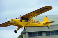 G-BOWN @ EGBP - Piper PA-12 Super Cruiser [12-1912] Kemble~G 01/07/2005 - by Ray Barber