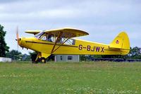 G-BJWX @ EGBP - Piper L-18C-95 Super Cub [18-1985] Kemble~G 02/07/2005 - by Ray Barber