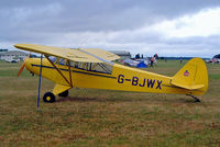 G-BJWX @ EGBP - Piper L-18C-95 Super Cub [18-1985] Kemble~G 02/07/2005 - by Ray Barber