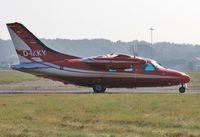 D-IKKY @ EGHH - Departing runway 08 - by John Coates
