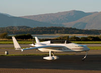 G-KENZ @ EGEO - About to depart from Oban airport.