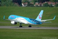 G-BYAY @ EGBB - Taken from the MSCP. - by Carl Byrne (Mervbhx)