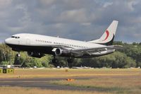 9H-MTF @ EGHH - ex SX-MTF about to touchdown. - by John Coates