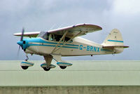 G-BRNX @ EGBP - Piper PA-22-150 Tri Pacer [22-2945] Kemble~G 02/07/2005 - by Ray Barber