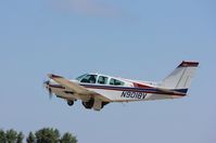 N9018V @ KOSH - Beech B55 - by Mark Pasqualino