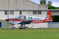 G-BTLP @ EGBP - Grumman American  AA-1C Lynx [AA1C-0109] Kemble~G 02/07/2005 - by Ray Barber