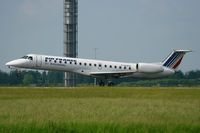 F-GUFD @ LFPG - Embraer EMB-145LR, Landing Rwy 26L, Roissy Charles De Gaulle Airport (LFPG-CDG) - by Yves-Q