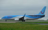G-FDZJ @ EGSH - Arriving in the wet ! - by keithnewsome