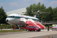 G-AWZK @ EGCC - On dispaly at Manchester Airport. - by Graham Reeve