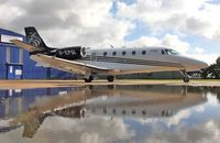 G-EPGI @ EGHH - Leaves paintshop..after a bit of a shower! - by John Coates