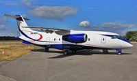 5N-BQT @ EGHH - Parked at JETS - by John Coates