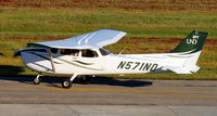 N571ND @ KGFK - University of North Dakota Cessna 172S Skyhawk taxiing from the Charlie ramp to the active runway. - by Kreg Anderson