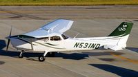 N531ND @ KGFK - University of North Dakota Cessna 172S Skyhawk taxiing from the Charlie ramp to the active runway. - by Kreg Anderson