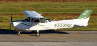 N559ND @ KGFK - University of North Dakota Cessna 172S Skyhawk taxiing from the Charlie ramp to the active runway. - by Kreg Anderson
