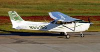 N551ND @ KGFK - University of North Dakota Cessna 172S Skyhawk taxiing from the Charlie ramp to the active runway. - by Kreg Anderson
