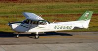 N565ND @ KGFK - University of North Dakota Cessna 172S Skyhawk taxiing from the Charlie ramp to the active runway. - by Kreg Anderson