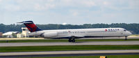 N932DL @ KATL - Nose wheel liftoff Atlanta - by Ronald Barker