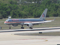 N615AM @ KTPA - A1989 Boeing 757 landing on rwy 18L at Tampa Int'l Airport
