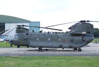 ZA718 @ EDXN - Boeing Vertol Chinook HC.2 of the RAF at the Spottersday of the Nordholz Airday 2013 celebrationg 100 Years of German Naval Aviation at Nordholz Naval Aviation Base