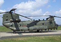 ZA718 @ EDXN - Boeing Vertol Chinook HC.2 of the RAF at the Spottersday of the Nordholz Airday 2013 celebrationg 100 Years of German Naval Aviation at Nordholz Naval Aviation Base