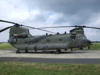 ZA718 @ EDXN - Boeing Vertol Chinook HC.2 of the RAF at the Spottersday of the Nordholz Airday 2013 celebrationg 100 Years of German Naval Aviation at Nordholz Naval Aviation Base