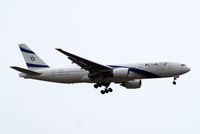 4X-ECE @ EGLL - 4X-ECE   Boeing 777-258ER [36083] (El Al Israel Airlines) Home~G 16/06/2013. On approach 27L - by Ray Barber