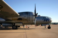 N529B @ KAFW - View of the HUGE engines and propellers.