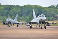 ZJ803 @ EGVA - T3 BA arriving at RIAT with ZJ939/DXI - by John Coates