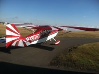 N2650Z @ KGBG - In front of my hanger on a Sunny Sunday afternoon in Feb. - by Scott Delawder