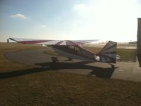 N2650Z @ KGBG - In front of my hanger on a Sunny Sunday afternoon in Feb. - by Scott Delawder