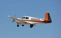 N5895Q @ KOSH - Mooney M20E