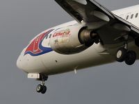 OK-TVD @ LFBD - Canaria Travel logo sticker on cfm56-7B26 - by Jean Goubet-FRENCHSKY