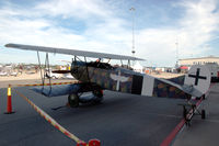 SE-XVO @ ESOE - Mikael Carlson's Fokker D.VII replica parked at Örebro airport, Sweden. - by Henk van Capelle