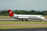 HB-JVC @ EGCC - Taken from the Aviation Viewing Park. - by Carl Byrne (Mervbhx)