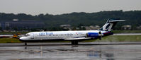 N964AT @ KDCA - Landing roll - thrust reversers out National - by Ronald Barker